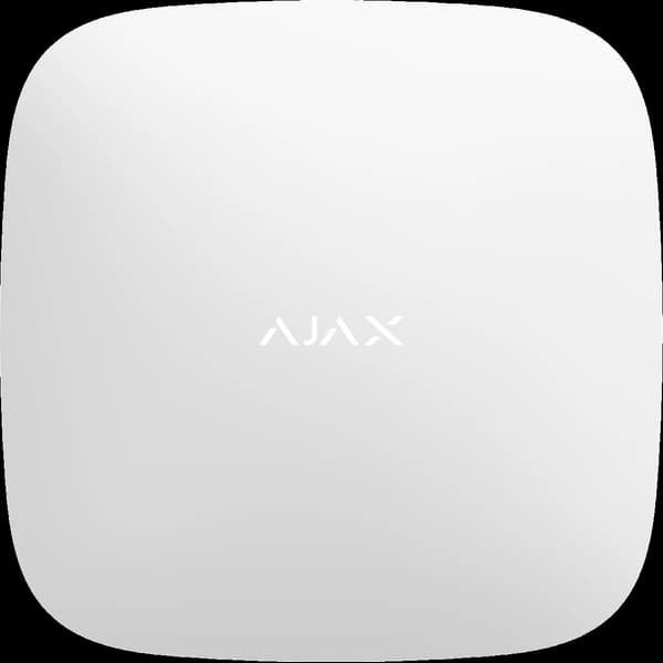 Tikras baltas Ajax Hub 2 (4G) įrenginys