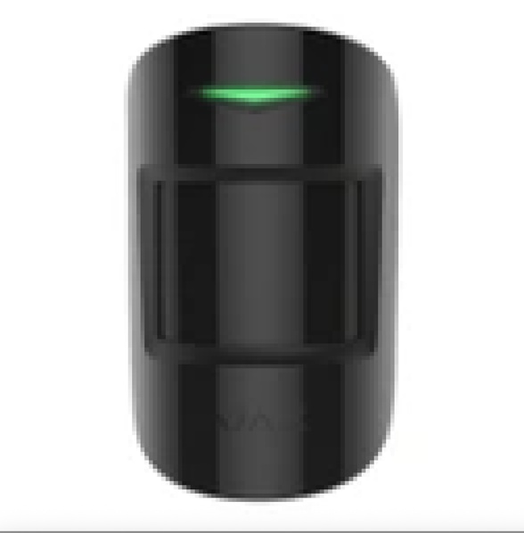 Belaidis judesio daviklis, atsparus gyvūnams (juodas)